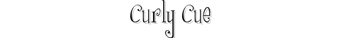 Curly Cue font